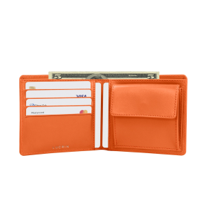 standard-wallet-srfid-orange-smooth-leather wallet standard-wallet-srfid-orange-smooth-leather wallet